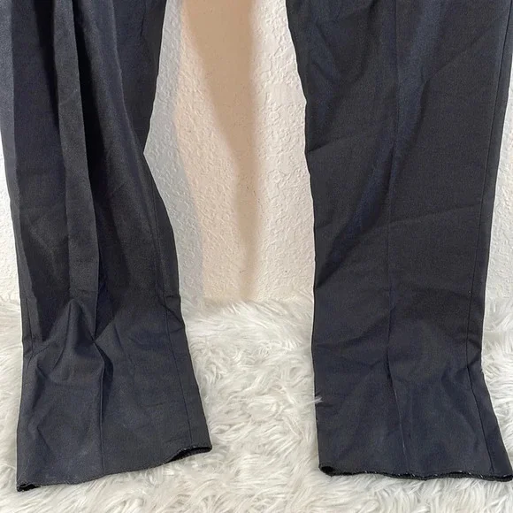 WEST END BLACK UNHEMMED DRESS Size 38 W US PANTS MEN With Pockets NEW - Picture 3 of 8